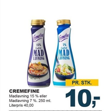 Let-Køb Cremefine tilbud