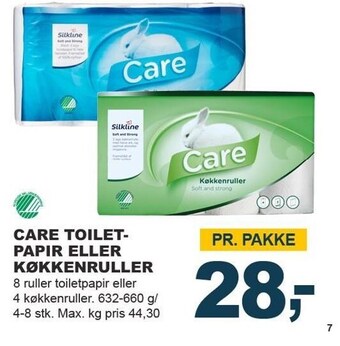 Care toiletpapir eller køkkenruller