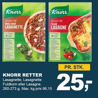 Let-Køb Knorr retter tilbud