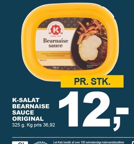 Ksalat bearnaise sauce original tilbud hos LetKøb