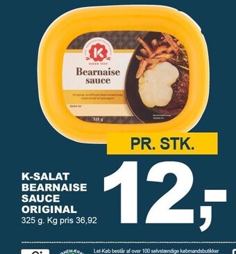 Let-Køb K-salat bearnaise sauce original tilbud