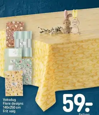 REMA 1000 Voksdug flere designs tilbud