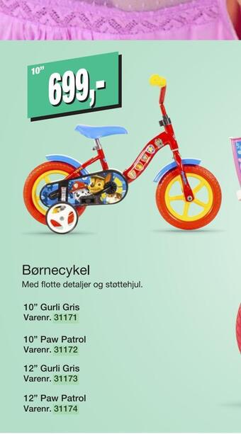 Harald Nyborg Børnecykel tilbud