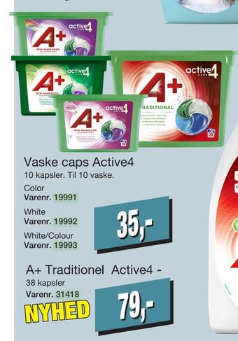 Harald Nyborg Vaske caps active4 tilbud