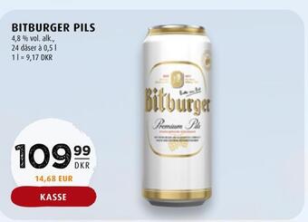 Scandinavian Park Bitburger pils tilbud