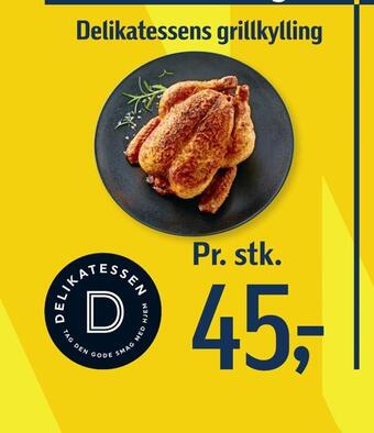 Føtex Delikatessens grillkylling tilbud