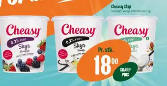 Min Købmand Cheasy skyr skovbær tilbud