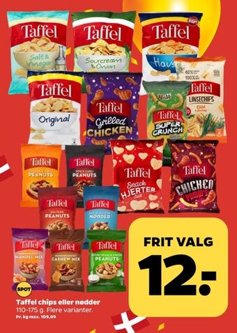 Netto Taffel chips tilbud