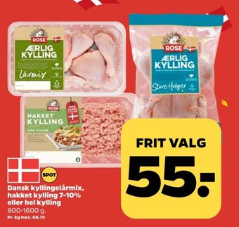 Netto Ærlig kylling kylling tilbud