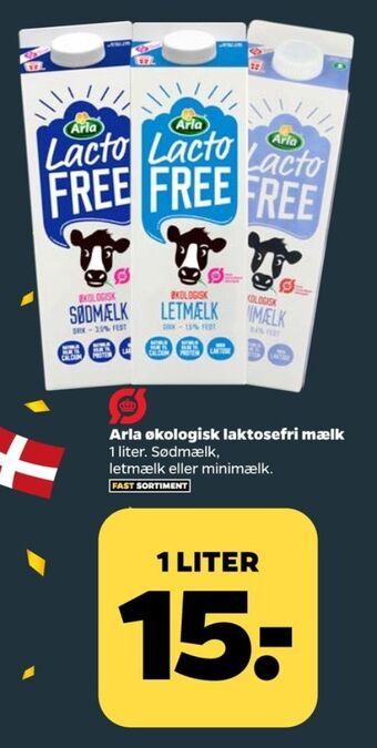Netto Lacto free sødmælk tilbud