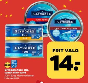 Netto Glyngøre tun tilbud