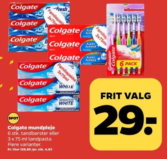 Netto Colgate tandpasta tilbud