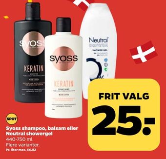 Netto Syoss shampoo tilbud