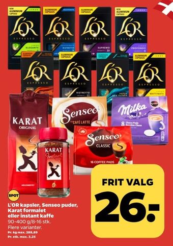 Netto Karat instant kaffe tilbud