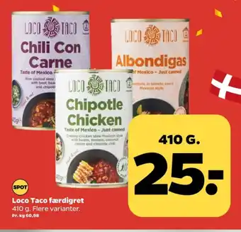 Netto Loco taco chipotle chicken tilbud