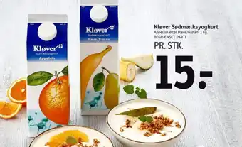 SPAR Kløver yoghurt appelsin tilbud