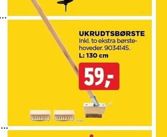 jem & fix Ukrudtsbørste tilbud