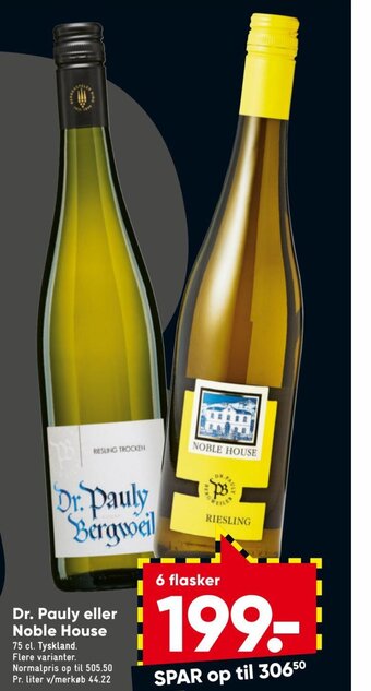 Bilka Dr. Pauly Eller Noble House tilbud