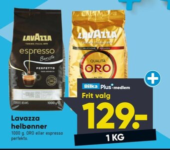 Bilka Lavazza Helbønner tilbud