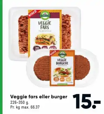 Veggie Fars Eller Burger