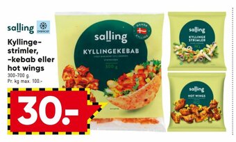 Kyllingestrimler, Kebab eller Hot Wings