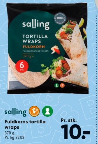 Fuldkorns Tortilla Wraps
