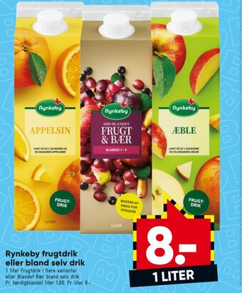 Bilka Rynkeby Frugtdrik eller Bland Selv Drik tilbud