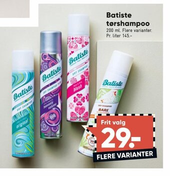 Bilka Batiste Tørshampoo tilbud