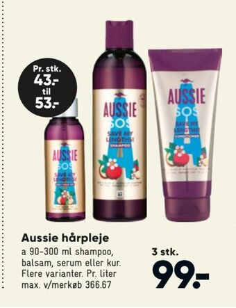 Bilka Aussie Hårpleje tilbud