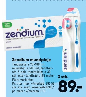 Bilka Zendium Mundpleje tilbud