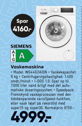 Vaskemaskine