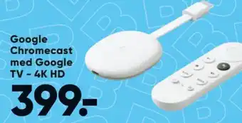 Google Chromecast Med Google Tv 4K HD