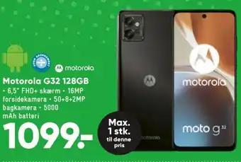 Bilka Motorola G32 128GB tilbud