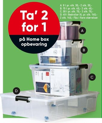 Bilka Home Box Opbevaring tilbud