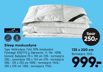 Bilka Sleep Moskusdyne tilbud
