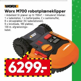 Bilka Worx M700 Robotplæneklipper tilbud