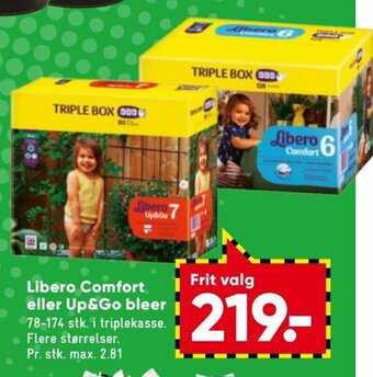 Libero Comfort eller Up&Go Bleer