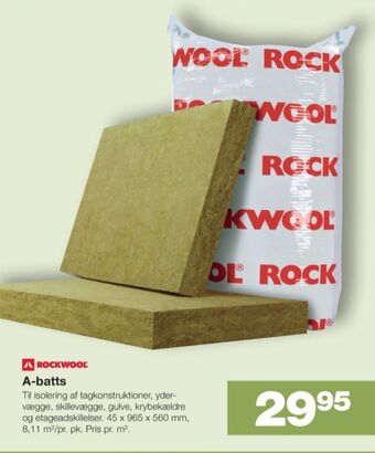 Bauhaus Rockwool isolering tilbud
