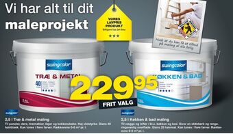 Bauhaus Swingcolor maling tilbud