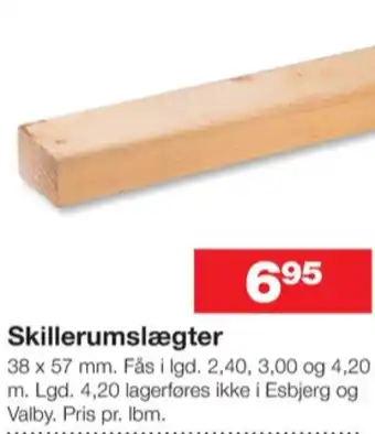 Frøslev træ a/s skillerumslægter
