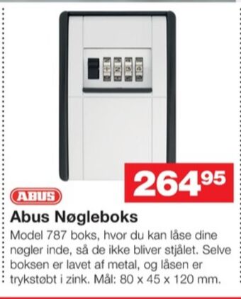 Bauhaus Abus nøgleboks tilbud