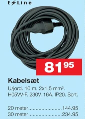 E-line kabelsæt