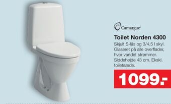 Bauhaus Camargue toilet tilbud