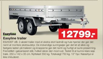 Bauhaus Easyline trailer tilbud