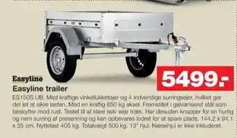 Bauhaus Easyline trailer tilbud