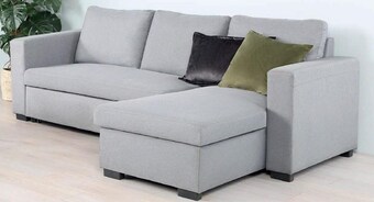 Sovesofa m. chaiselong