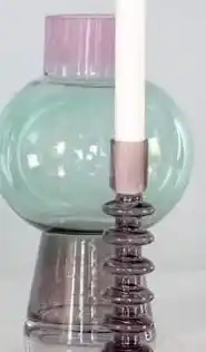 Daells Bolighus Vase m/1 bubble, 3 farver h.27 cm tilbud