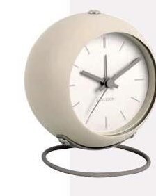 Daells Bolighus Alarm ur nirvana globe varm grå tilbud