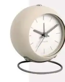 Daells Bolighus Alarm ur nirvana globe varm grå tilbud