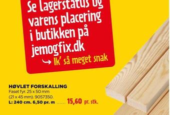 jem & fix Høvlet forskalling tilbud
